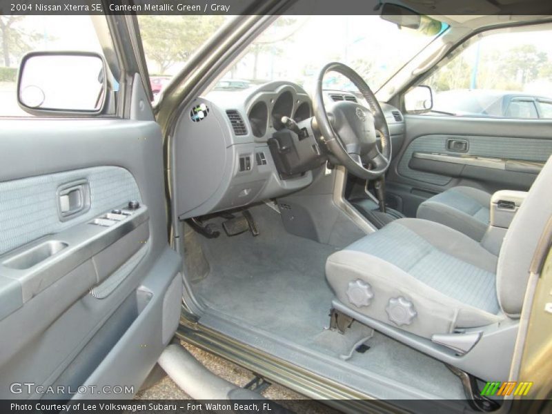 Canteen Metallic Green / Gray 2004 Nissan Xterra SE