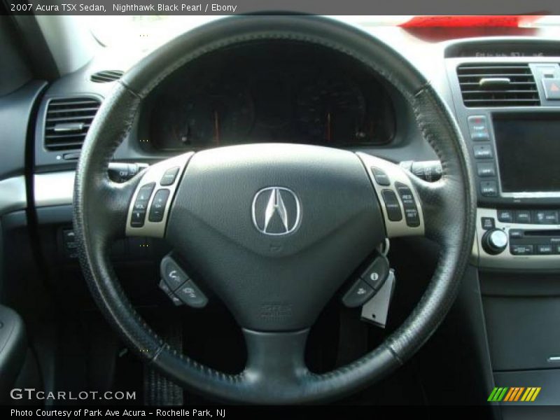 Nighthawk Black Pearl / Ebony 2007 Acura TSX Sedan