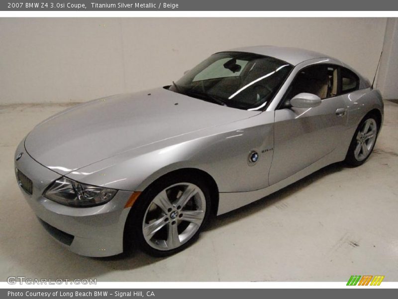 Titanium Silver Metallic / Beige 2007 BMW Z4 3.0si Coupe