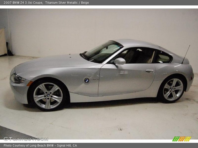 Titanium Silver Metallic / Beige 2007 BMW Z4 3.0si Coupe