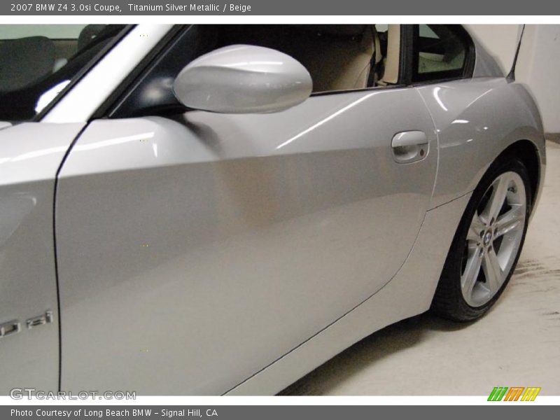 Titanium Silver Metallic / Beige 2007 BMW Z4 3.0si Coupe