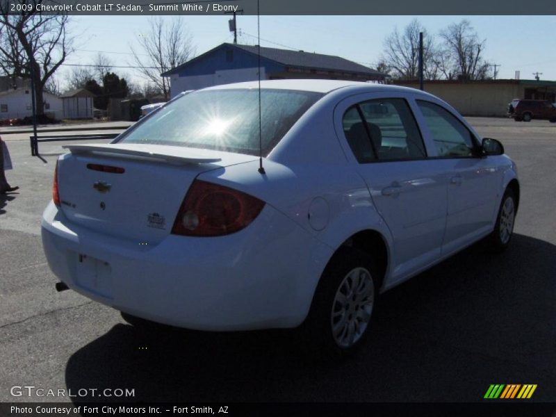 Summit White / Ebony 2009 Chevrolet Cobalt LT Sedan