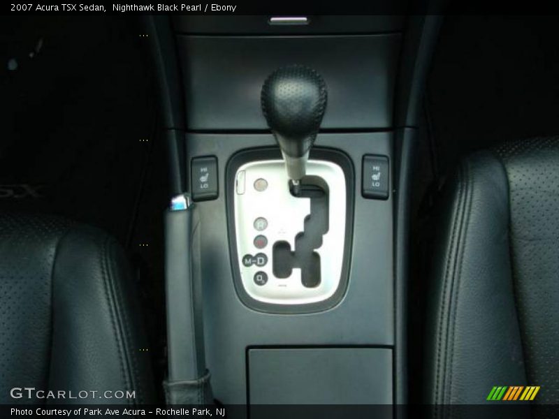 Nighthawk Black Pearl / Ebony 2007 Acura TSX Sedan