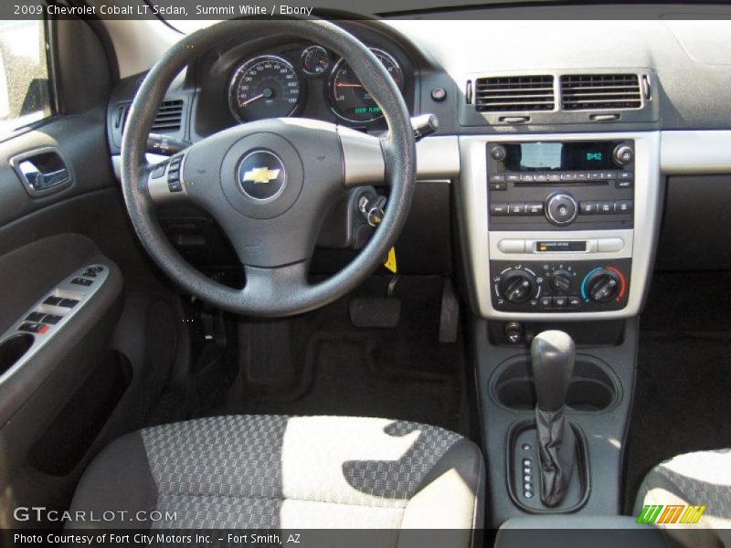 Summit White / Ebony 2009 Chevrolet Cobalt LT Sedan