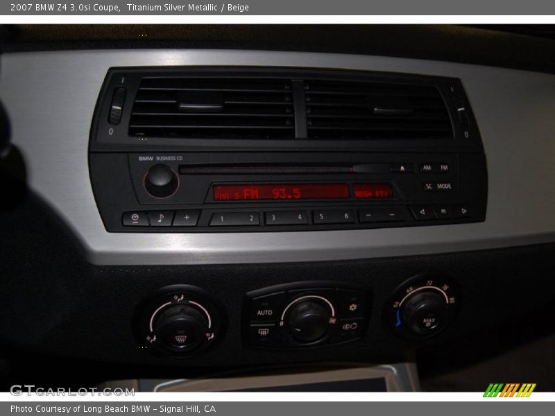 Titanium Silver Metallic / Beige 2007 BMW Z4 3.0si Coupe