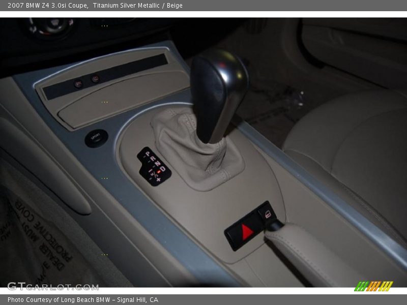 Titanium Silver Metallic / Beige 2007 BMW Z4 3.0si Coupe
