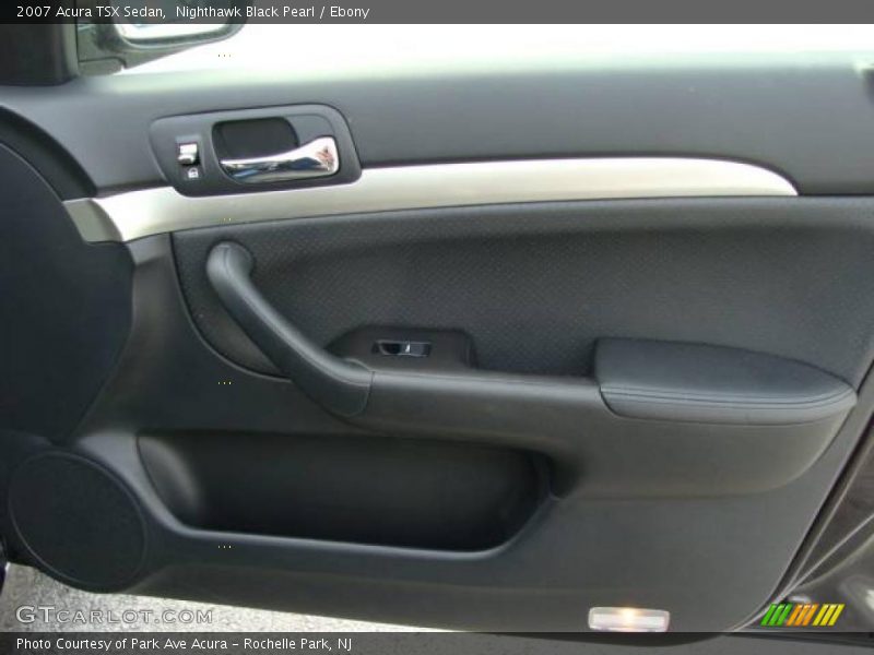 Nighthawk Black Pearl / Ebony 2007 Acura TSX Sedan