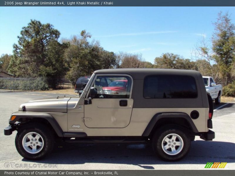 Light Khaki Metallic / Khaki 2006 Jeep Wrangler Unlimited 4x4