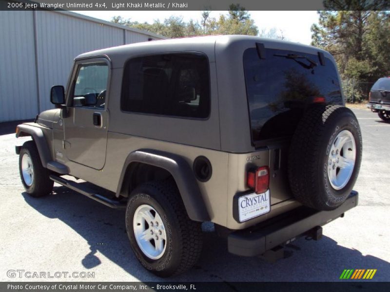 Light Khaki Metallic / Khaki 2006 Jeep Wrangler Unlimited 4x4