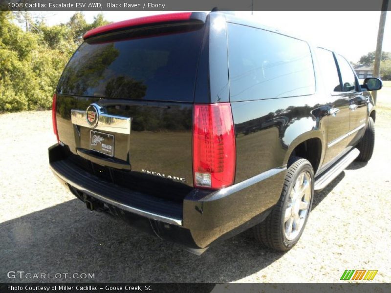 Black Raven / Ebony 2008 Cadillac Escalade ESV AWD