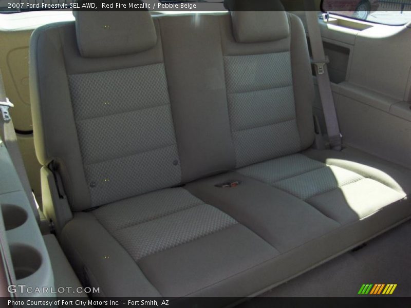 Red Fire Metallic / Pebble Beige 2007 Ford Freestyle SEL AWD