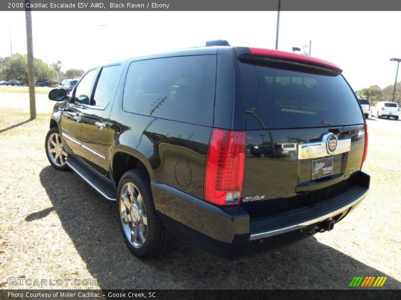 Black Raven / Ebony 2008 Cadillac Escalade ESV AWD