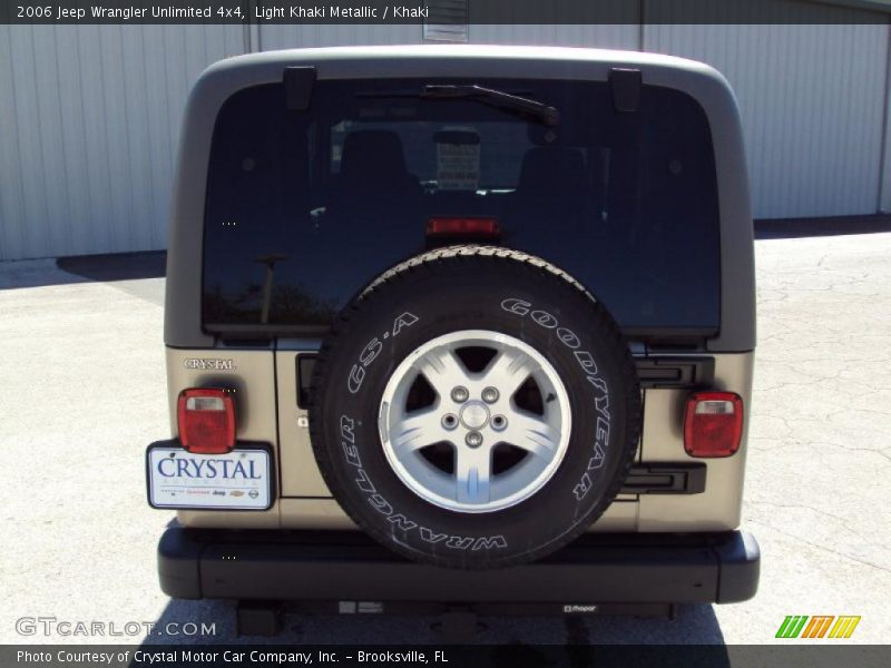 Light Khaki Metallic / Khaki 2006 Jeep Wrangler Unlimited 4x4