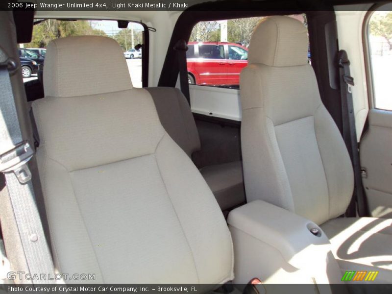Light Khaki Metallic / Khaki 2006 Jeep Wrangler Unlimited 4x4