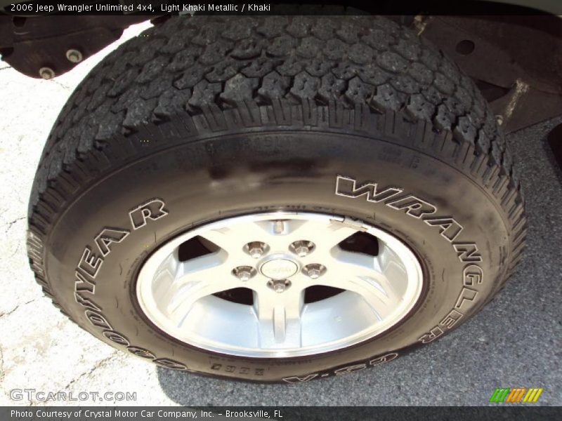 Light Khaki Metallic / Khaki 2006 Jeep Wrangler Unlimited 4x4