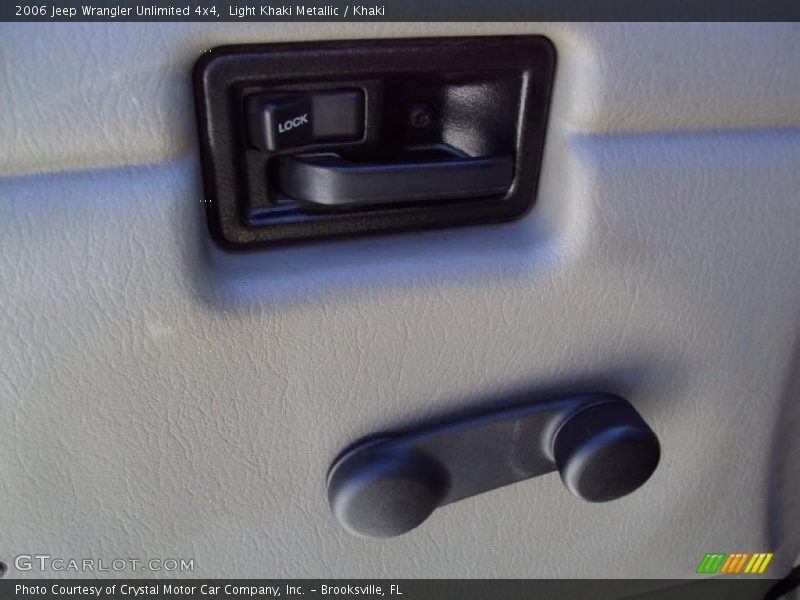 Light Khaki Metallic / Khaki 2006 Jeep Wrangler Unlimited 4x4