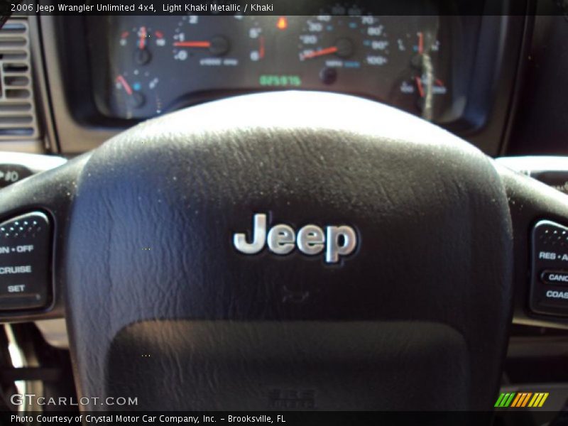 Light Khaki Metallic / Khaki 2006 Jeep Wrangler Unlimited 4x4