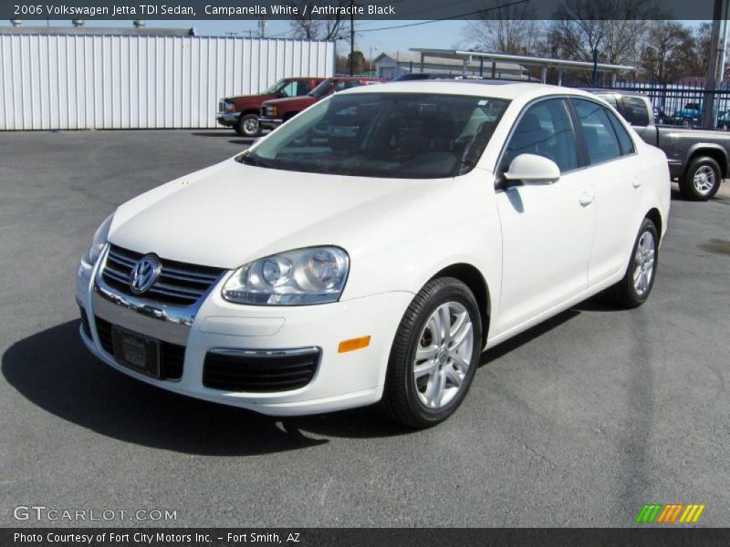 Campanella White / Anthracite Black 2006 Volkswagen Jetta TDI Sedan