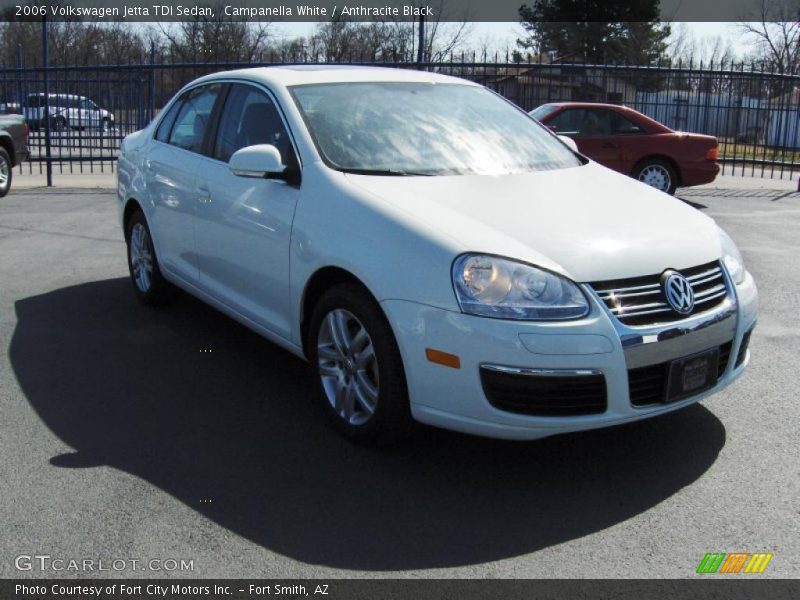 Campanella White / Anthracite Black 2006 Volkswagen Jetta TDI Sedan