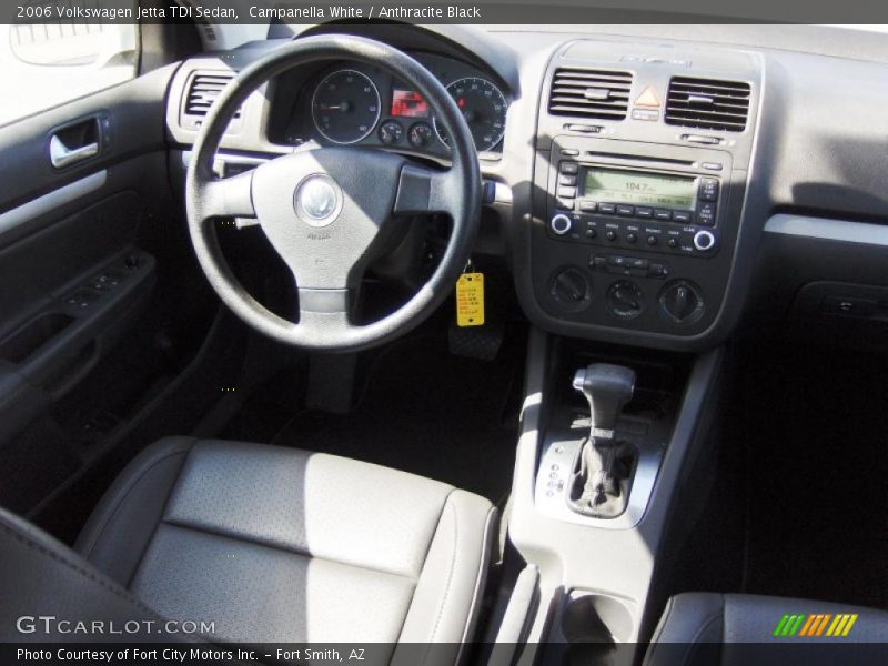 Campanella White / Anthracite Black 2006 Volkswagen Jetta TDI Sedan
