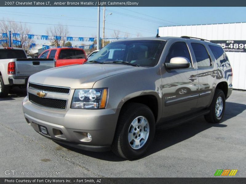 Amber Bronze Metallic / Light Cashmere/Ebony 2007 Chevrolet Tahoe LT