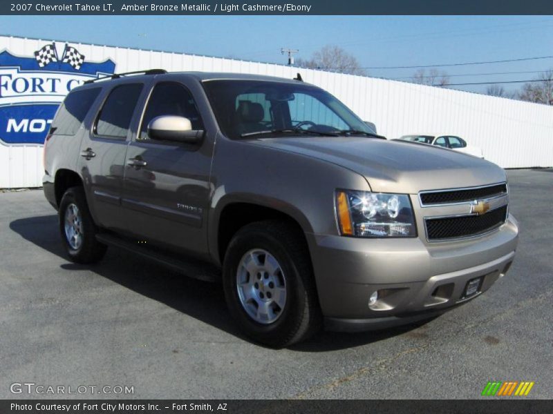 Amber Bronze Metallic / Light Cashmere/Ebony 2007 Chevrolet Tahoe LT