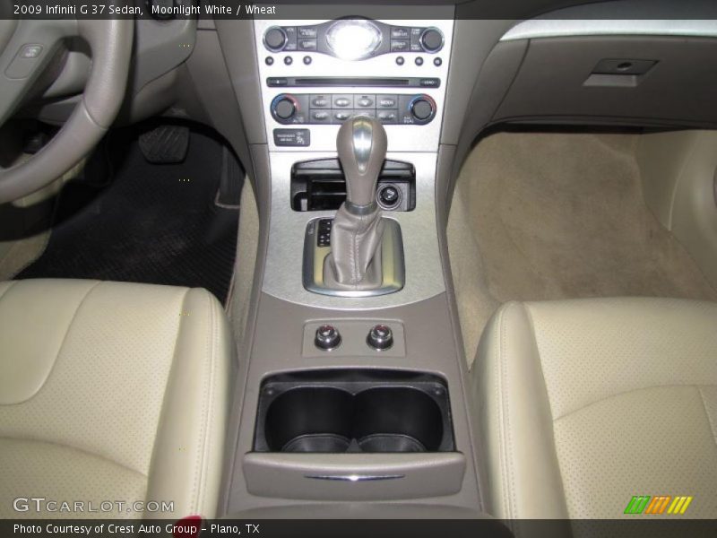 Moonlight White / Wheat 2009 Infiniti G 37 Sedan