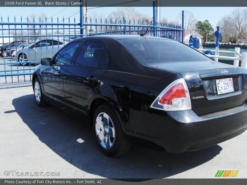 Black Ebony / Camel 2008 Ford Fusion SE