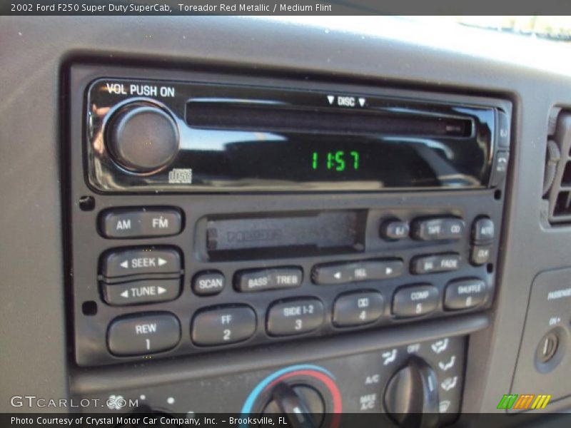 Toreador Red Metallic / Medium Flint 2002 Ford F250 Super Duty SuperCab