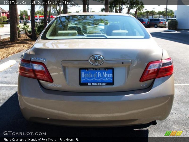 Desert Sand Mica / Bisque 2008 Toyota Camry LE
