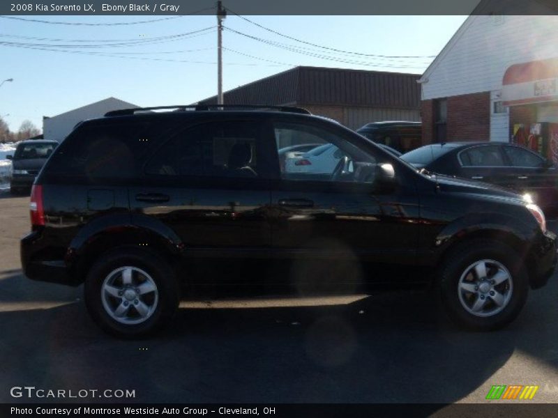 Ebony Black / Gray 2008 Kia Sorento LX