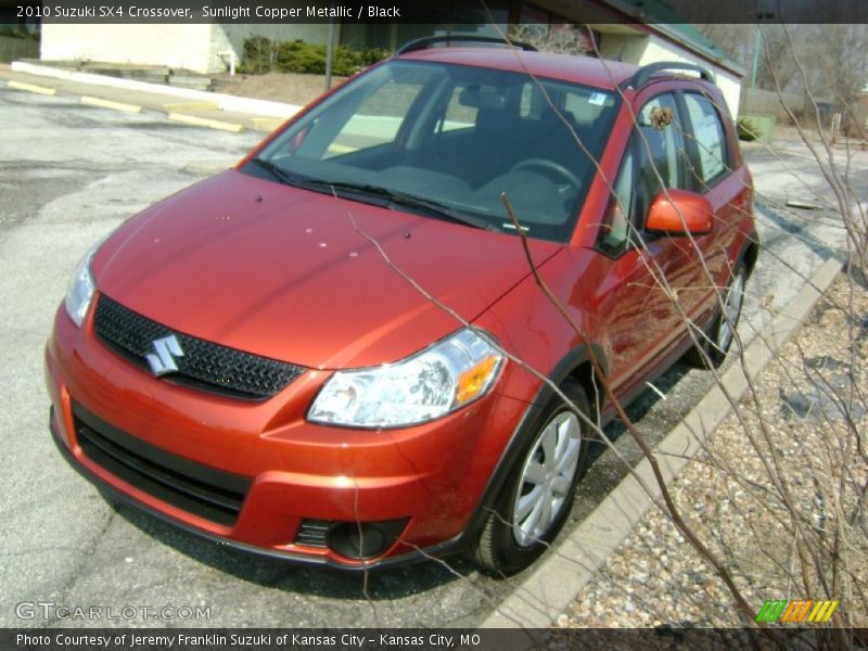 Sunlight Copper Metallic / Black 2010 Suzuki SX4 Crossover