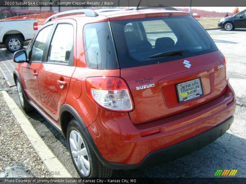 Sunlight Copper Metallic / Black 2010 Suzuki SX4 Crossover