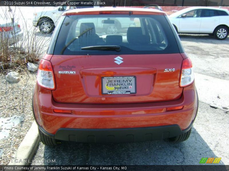Sunlight Copper Metallic / Black 2010 Suzuki SX4 Crossover