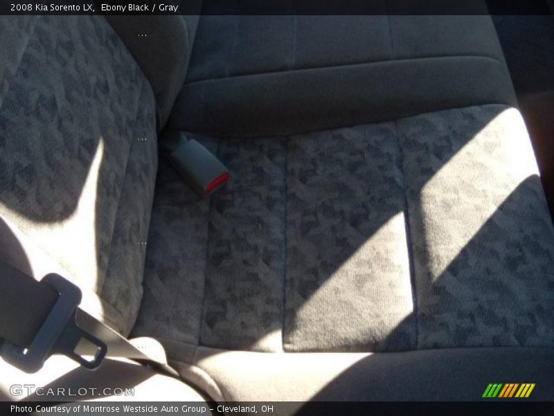 Ebony Black / Gray 2008 Kia Sorento LX
