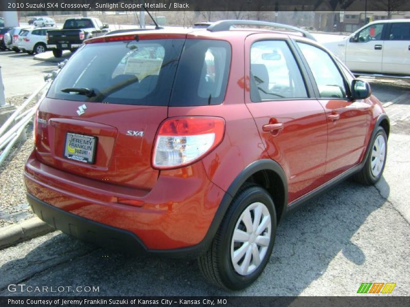 Sunlight Copper Metallic / Black 2010 Suzuki SX4 Crossover