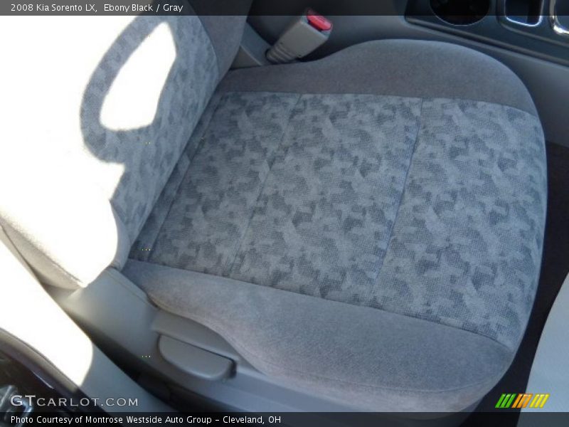 Ebony Black / Gray 2008 Kia Sorento LX