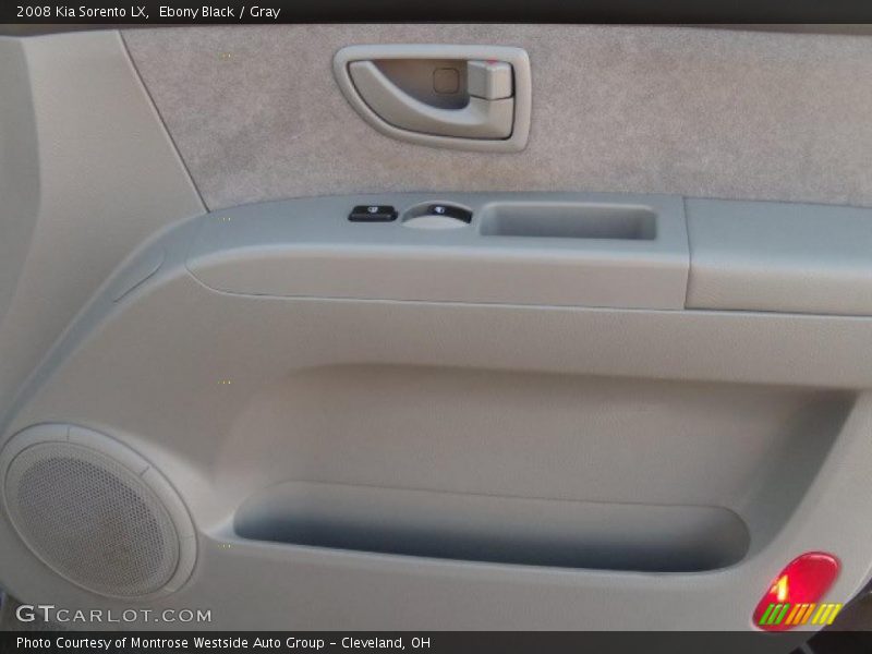 Ebony Black / Gray 2008 Kia Sorento LX