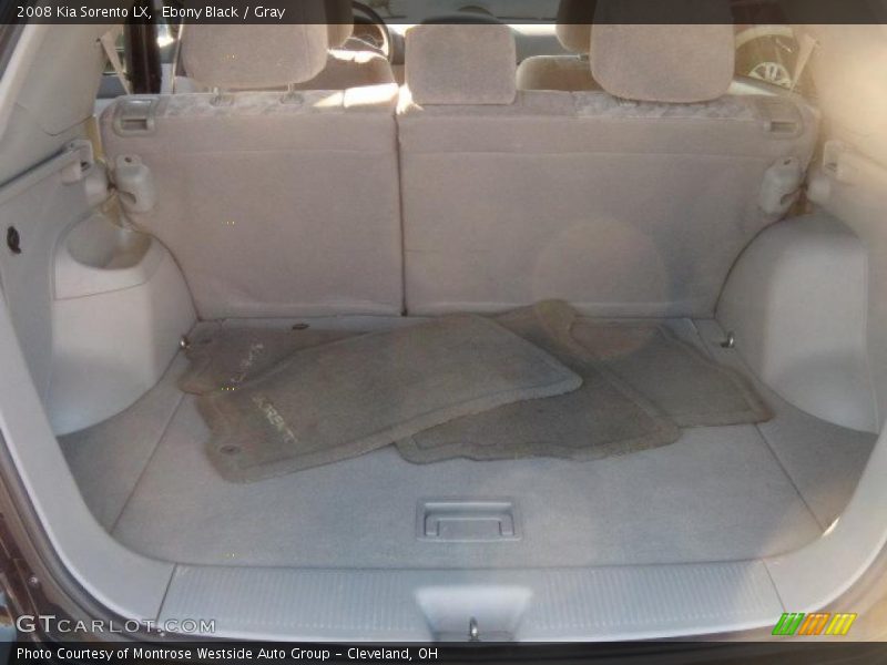Ebony Black / Gray 2008 Kia Sorento LX