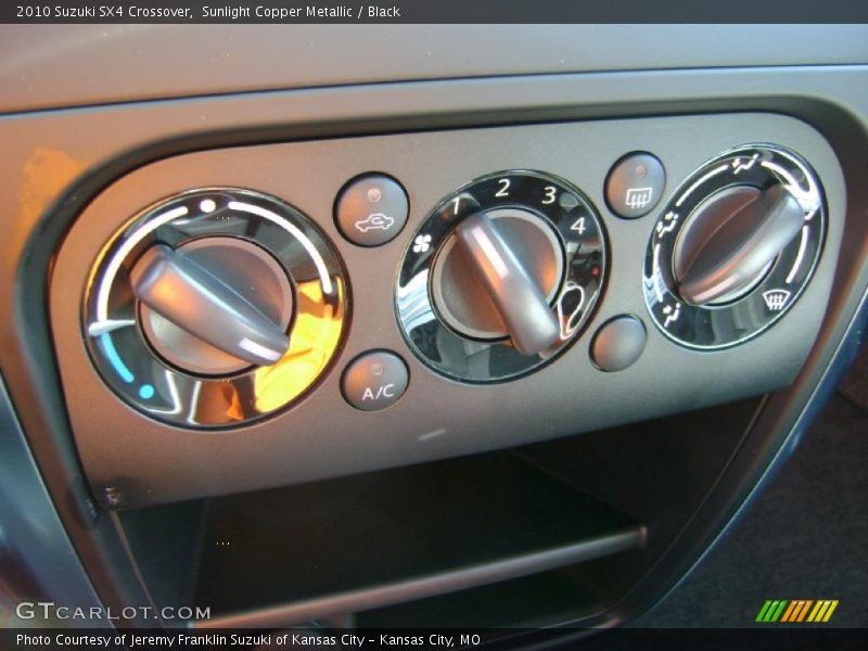 Sunlight Copper Metallic / Black 2010 Suzuki SX4 Crossover