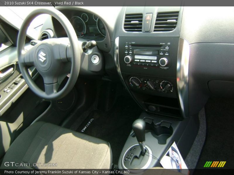 Vivid Red / Black 2010 Suzuki SX4 Crossover
