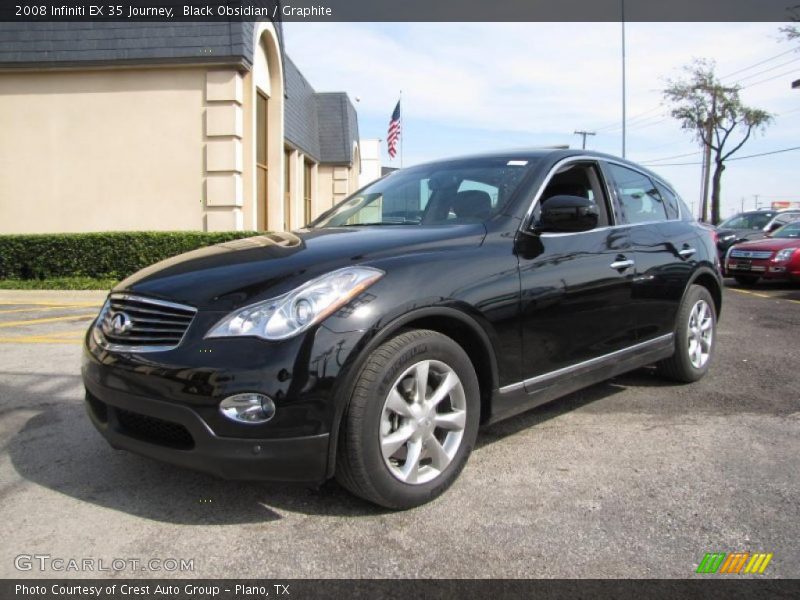 Black Obsidian / Graphite 2008 Infiniti EX 35 Journey