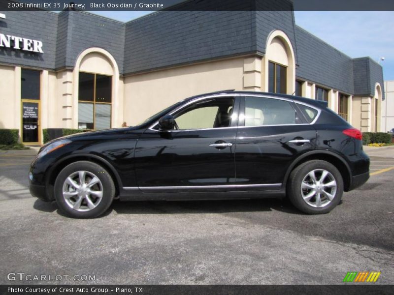 Black Obsidian / Graphite 2008 Infiniti EX 35 Journey
