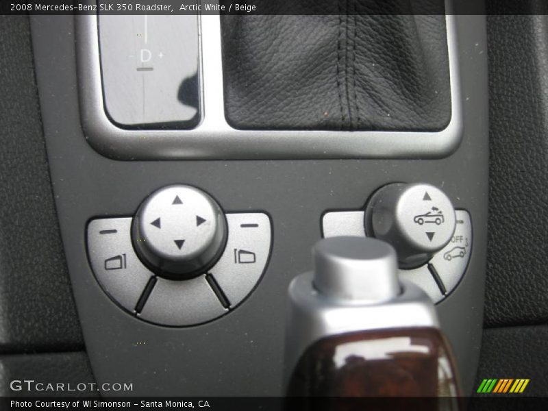 Arctic White / Beige 2008 Mercedes-Benz SLK 350 Roadster