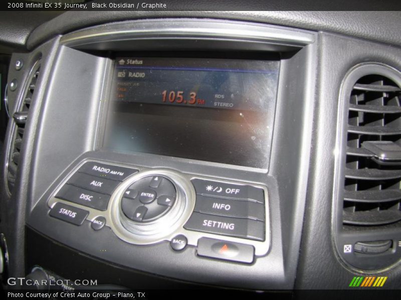 Black Obsidian / Graphite 2008 Infiniti EX 35 Journey
