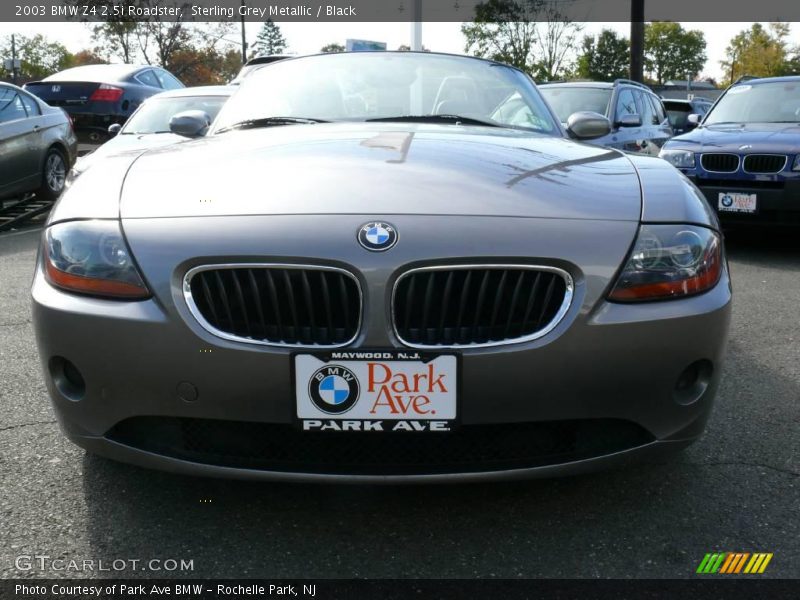 Sterling Grey Metallic / Black 2003 BMW Z4 2.5i Roadster