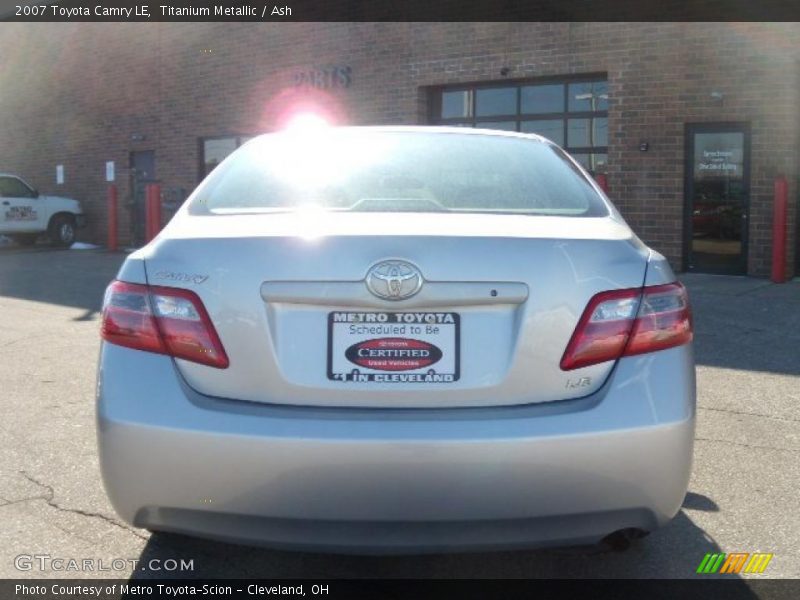 Titanium Metallic / Ash 2007 Toyota Camry LE