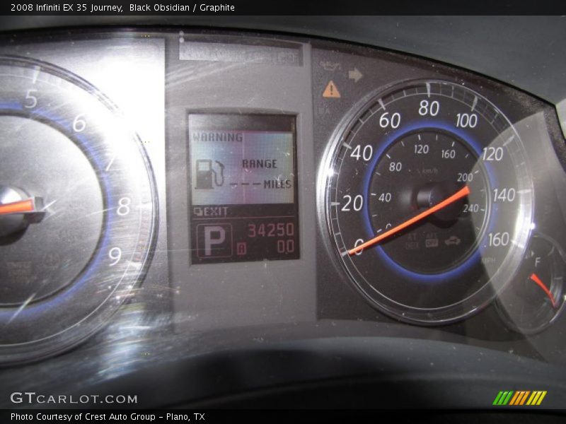 Black Obsidian / Graphite 2008 Infiniti EX 35 Journey