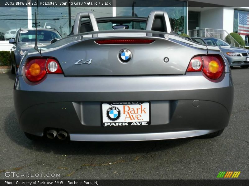 Sterling Grey Metallic / Black 2003 BMW Z4 2.5i Roadster