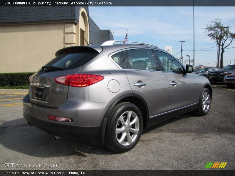 Platinum Graphite Gray / Graphite 2008 Infiniti EX 35 Journey